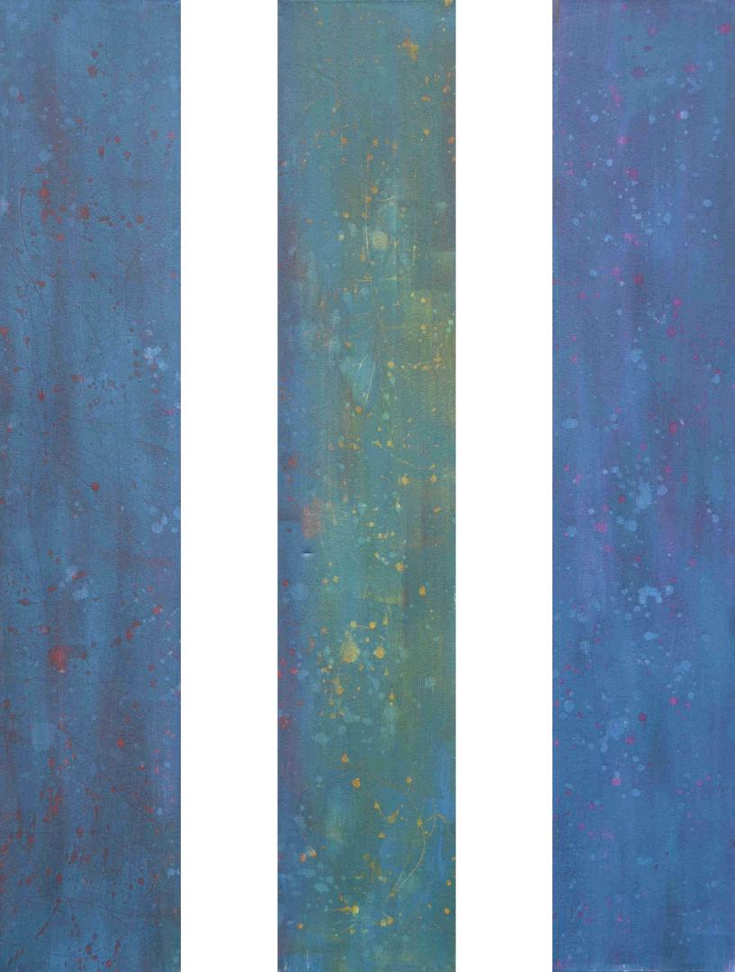 
Nr. 11, Acryl auf Leinwand, 2017, 3 × 
    20 cm × 100 cm

