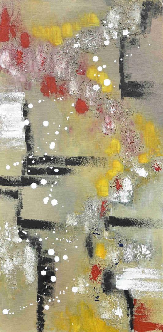 
Nr. 12, Acryl auf Leinwand, 2017, 
    40&nbsp;cm &times; 80&nbsp;cm
