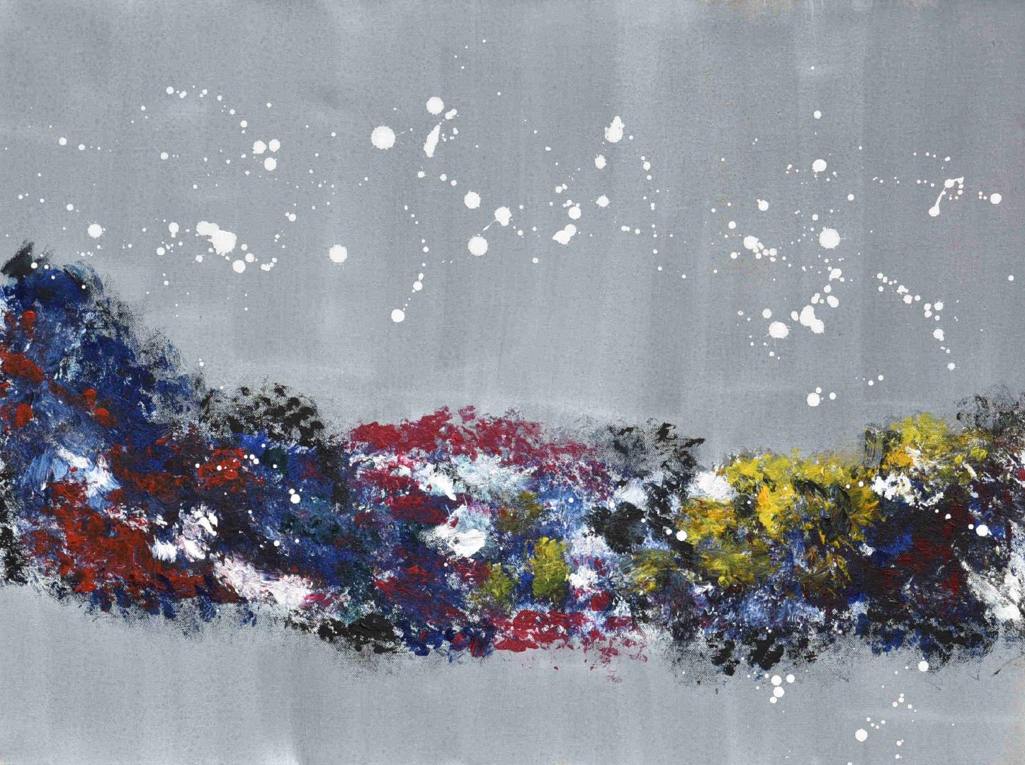 
Nr. 14, Acryl auf Leinwand, 2017, 
    80&nbsp;cm &times; 60&nbsp;cm
