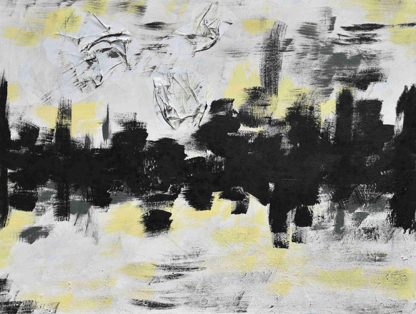 
Nr. 15, Acryl auf Leinwand, 2018, 
    80 cm × 60 cm
