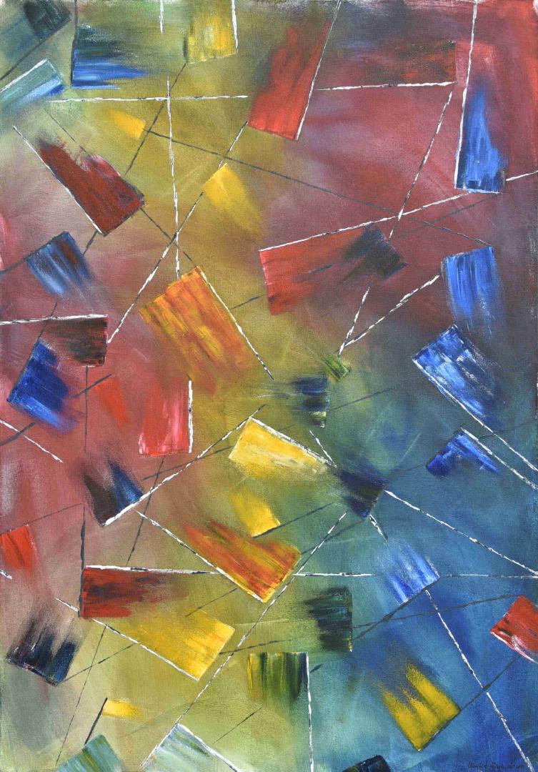 
Nr. 17, Acryl auf Leinwand, 2018, 
    70 cm × 100 cm

