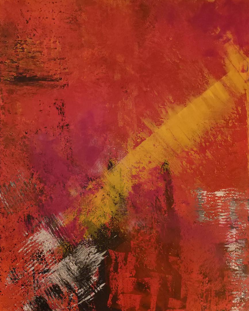 
Nr. 19, Acryl auf Leinwand, 2019, 
    80&nbsp;cm &times; 100&nbsp;cm
