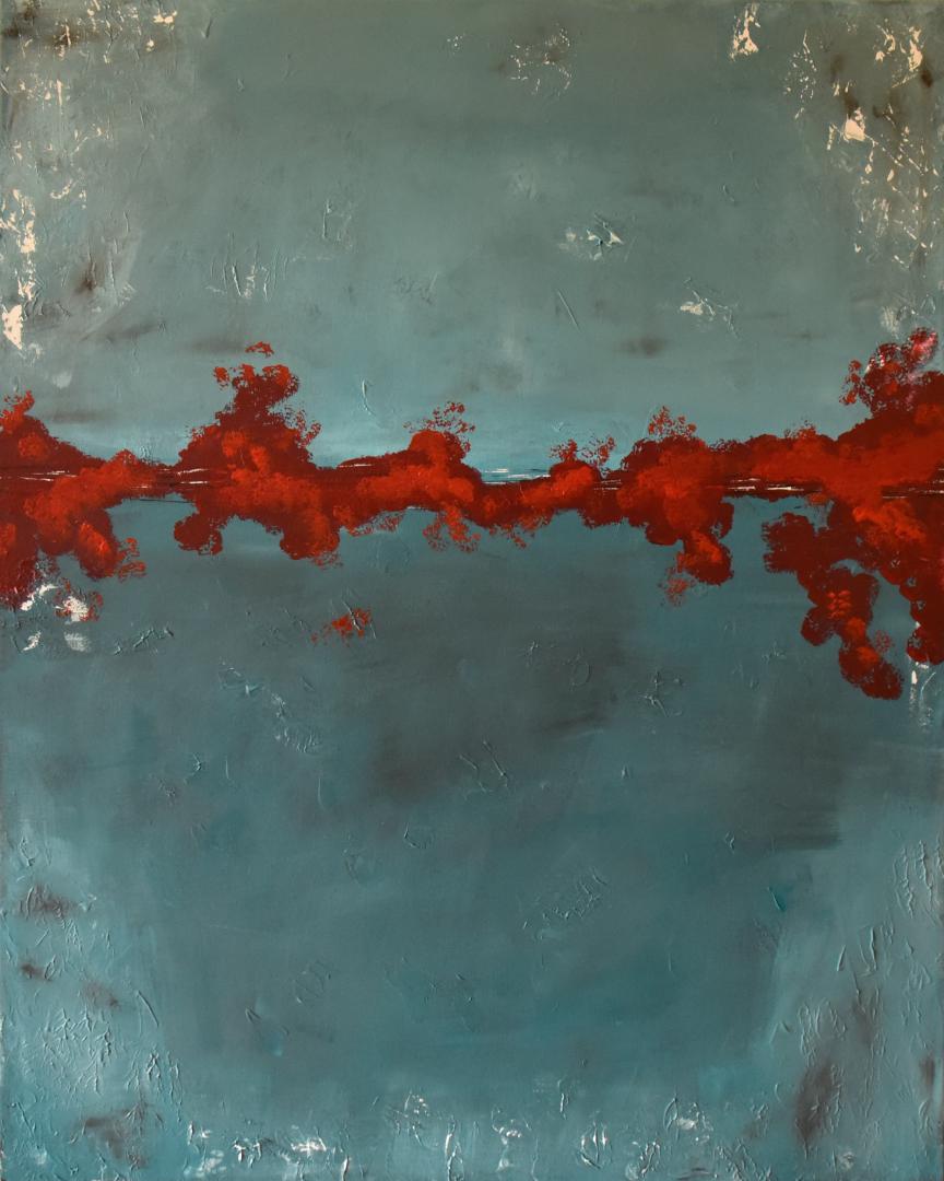 
Nr. 21, Acryl auf Leinwand, 2020, 
    80&nbsp;cm &times; 100&nbsp;cm
