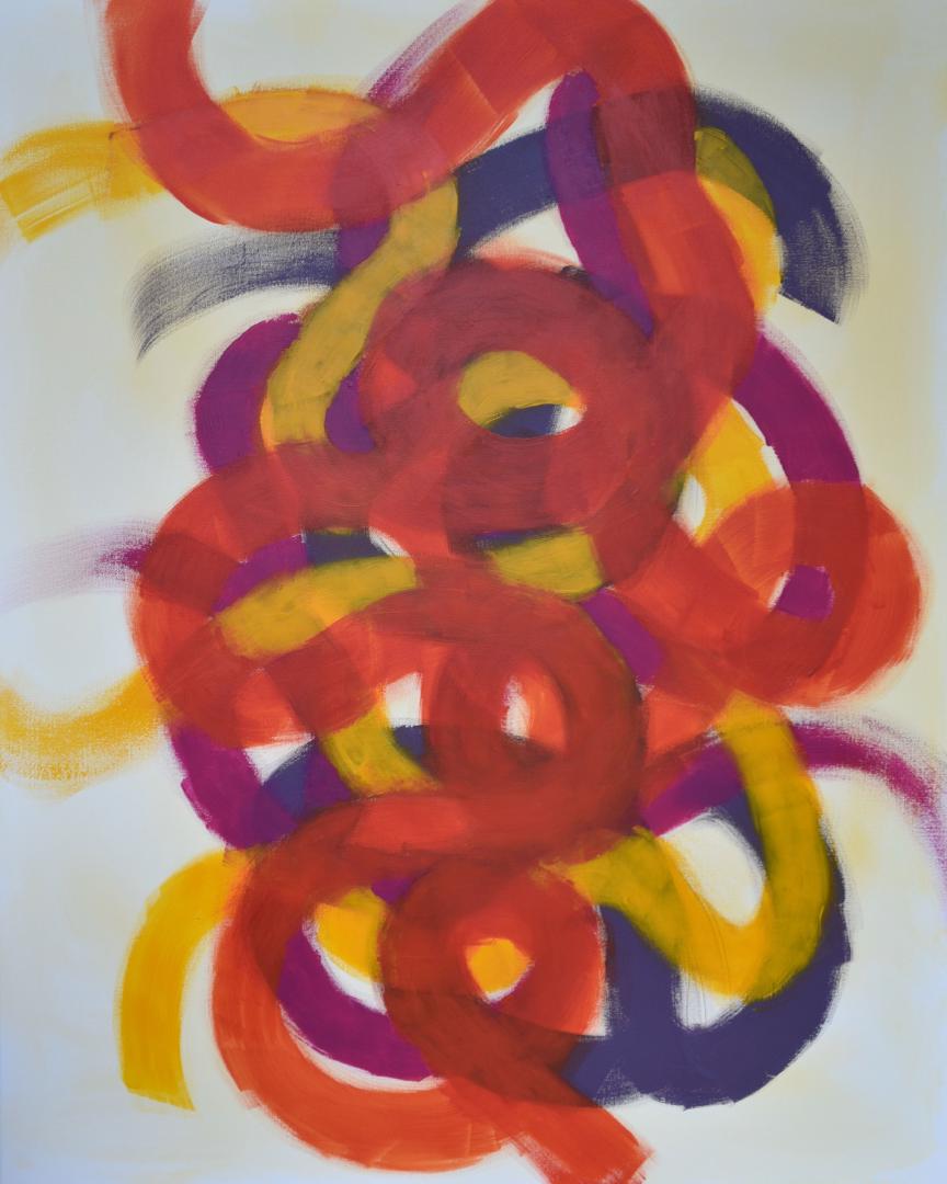 
Nr. 22, Acryl auf Leinwand, 2020, 
    80 cm × 100 cm
