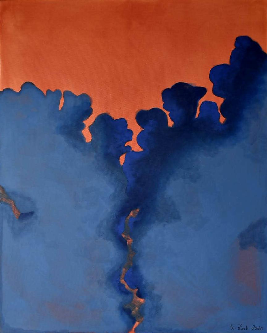 
Nr. 23, Acryl auf Leinwand, 2020, 
    80&nbsp;cm &times; 100&nbsp;cm
