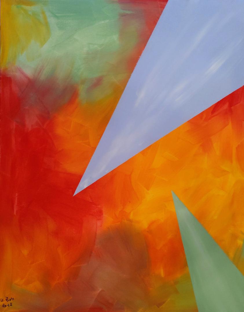 
Nr. 35, Acryl auf Leinwand, 2022, 
    80 cm × 100 cm
