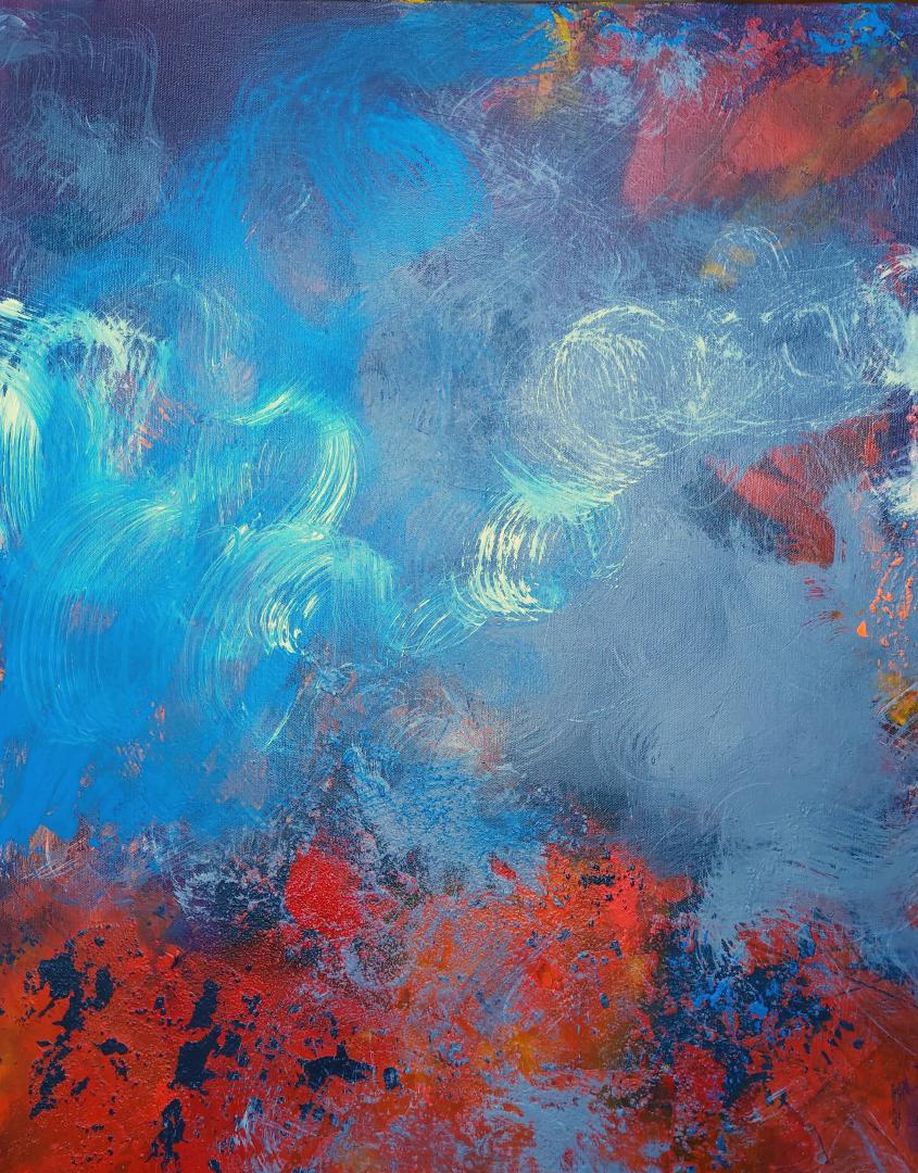 
Nr. 37, Acryl auf Leinwand, 2023, 
    60&nbsp;cm &times; 80&nbsp;cm
