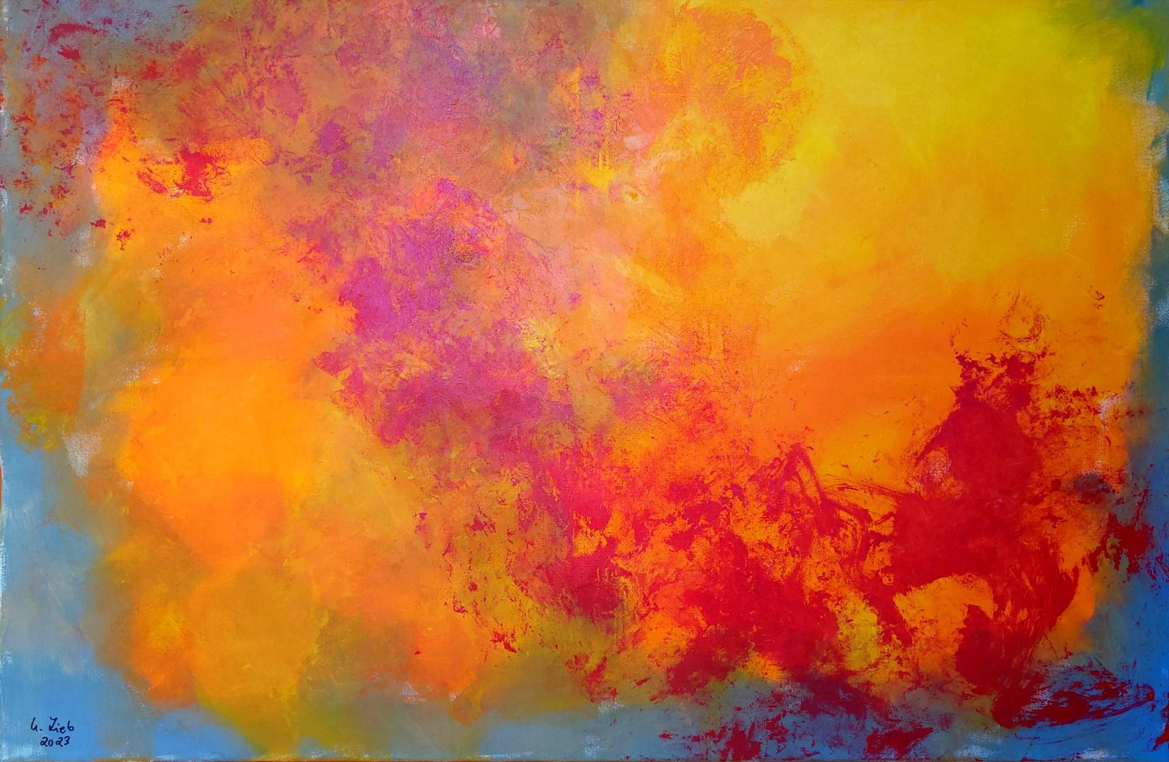 
Nr. 38, Acryl auf Leinwand, 2023, 
    120&nbsp;cm &times; 100&nbsp;cm
