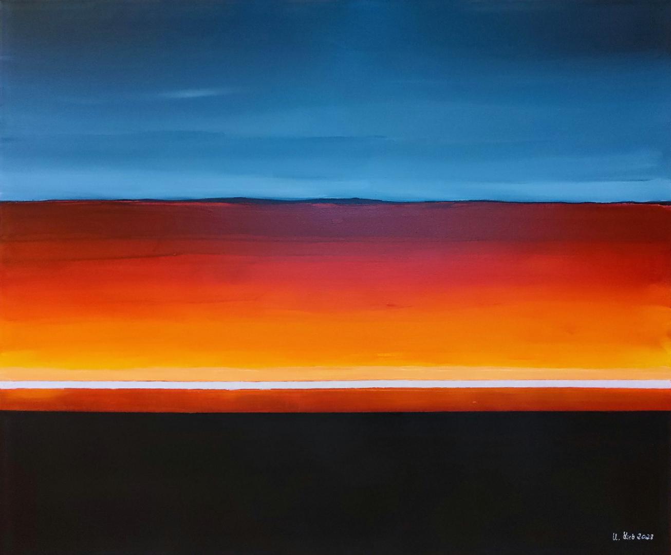 
Nr. 41, Acryl auf Leinwand, 2023, 
    70 cm × 50 cm

