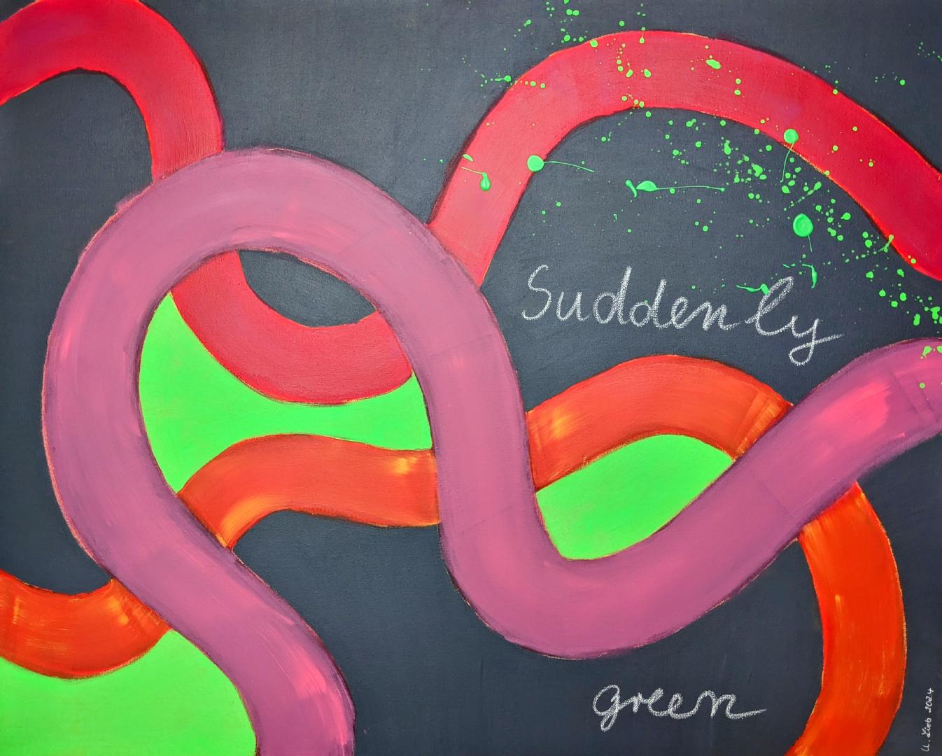 
Nr. 43, Acryl auf Leinwand, 2024, 
    80&nbsp;cm &times; 100&nbsp;cm
